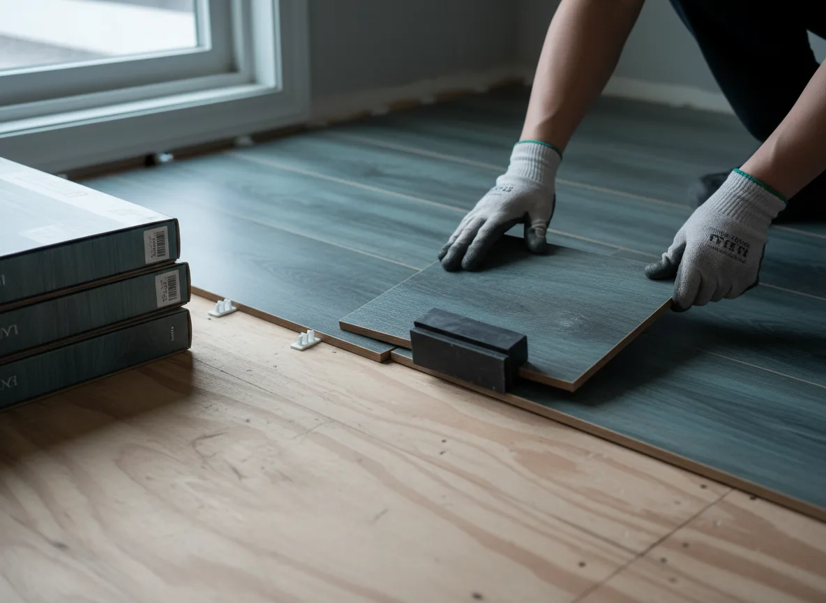 Luxury Vinyl Plank Installation company in Garciasville, TX